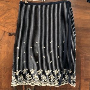 Pinstripe Skirt